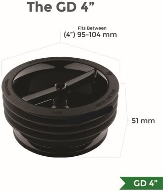 Waterless Trap Seal, 4 Inch, Fitting Pipes - Image 2