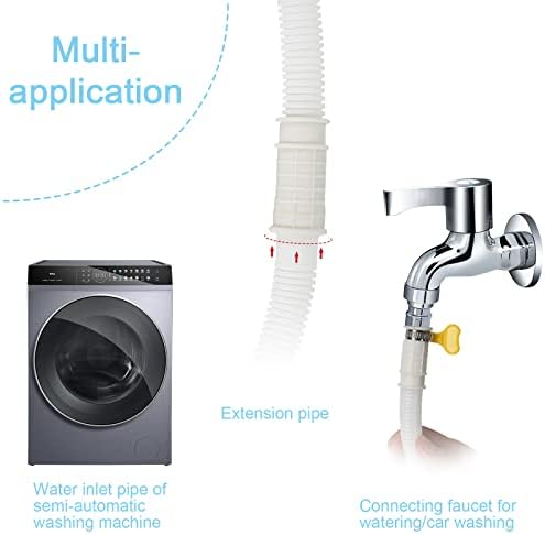 2 Pcs 10 ft Portable Air Conditioner Drain Hose, Mini Split AC Drain Hose - Image 5