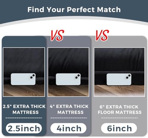 MAXYOYO 6" Extra Thick Japanese Floor Mattress Full Folding Futon Mattress - Image 2