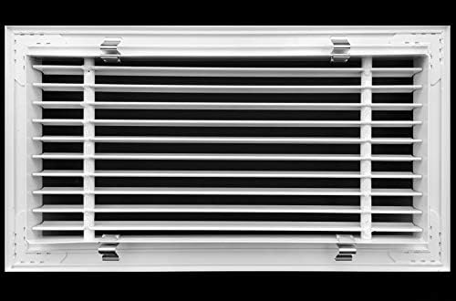 HVAC Premium 12"W X 8"H Linear Aluminum Clip-On Bar Return Air Grille - Image 4