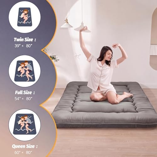 MAXYOYO 6" Extra Thick Japanese Floor Mattress Futon Mattress, Foldable Tatami - Image 6
