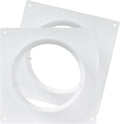 Repa Market 5 Inch Pack of 2 Duct Connector Flange – Plastic Round Male Fit by RepaMarket