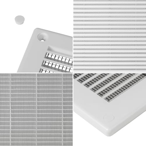12 x 12 Inch White Air Vent Cover – Plastic Square Air Vent Grill Cover - Image 7