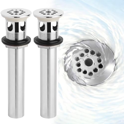 WiseWater 2 Pack Grid Bathroom Sink Drain by WiseWater