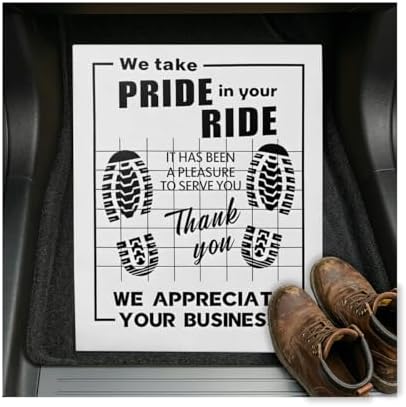 50PCS 16 x 20 Car Paper Floor Mat, Disposable Kraft Paper Vehicle Floor Foot by Guilcam