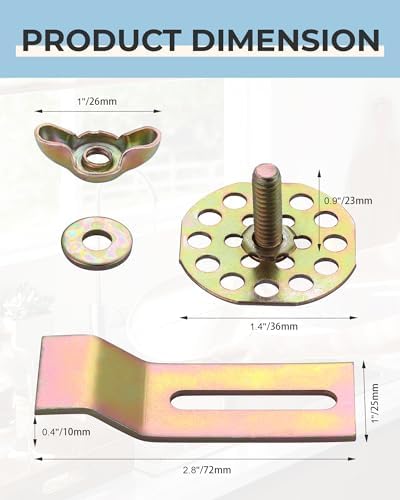 Undermount Sink Clips 10 Pack, Premium Sink Brackets Mounting Kit - Image 5