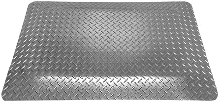 Rhino Mats DTT36GX56 Diamond Plate Anti-Fatigue Mat, 3 FT. x 56 FT. x 9/16 in. by Rhino+Mats