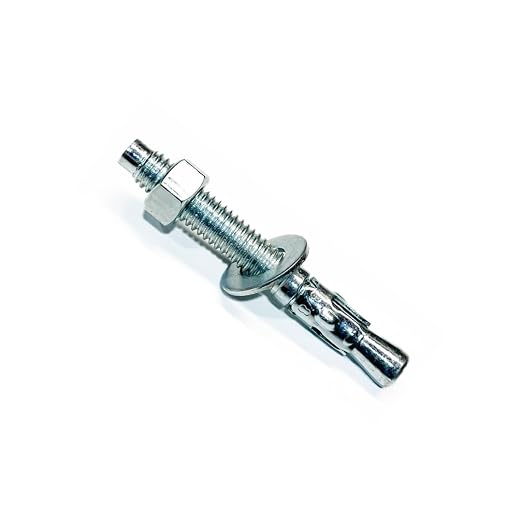 MIGHTY FASTENERS Zinc-Plated Steel Wedge Anchors, 3/8" X 2-1/4" by We%E2%80%99reFastenedtoYourNeeds