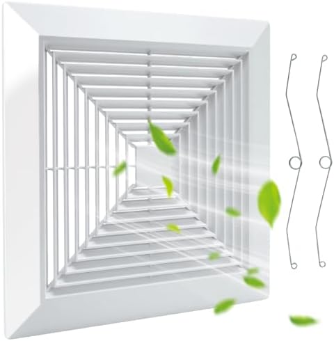 Bathroom Exhaust Fan Cover 14 * 14 Vent Cover by Unknown
