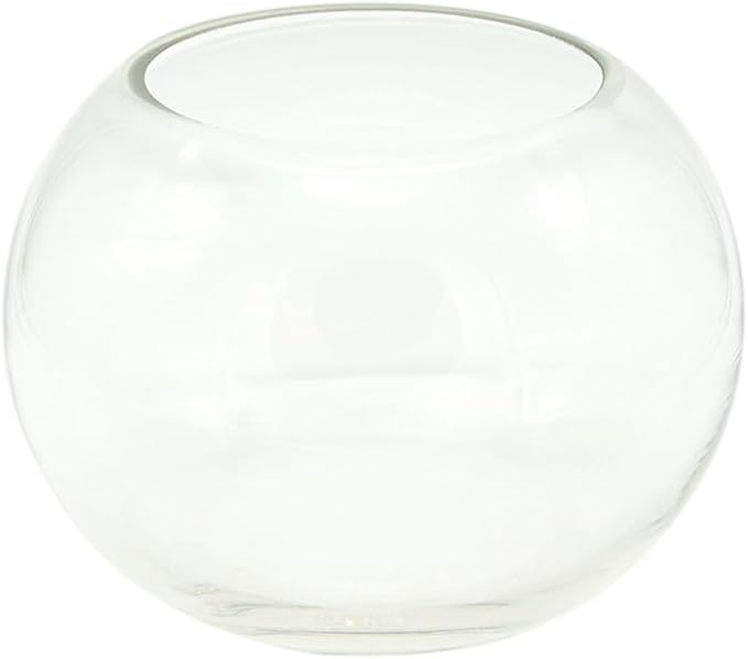WGV Bowl Glass Vase, Diameter 5.1", Height 3.75", Open Width 3", 1 Piece by WGVInternational-OpusGlassware