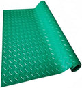 Garage Floor Mat Green 0.8×5m, Flooring Roll Diamond Plate PVC Rubber Trailer by Unknown