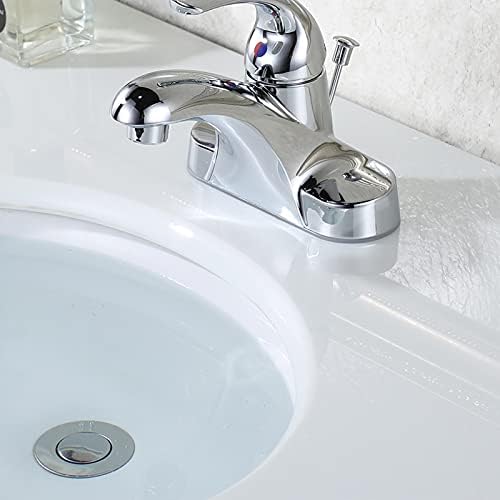Bathroom Sink Drain with Lift Rod, ARCORA Sink Drain with Overflow, Chrome - Image 2