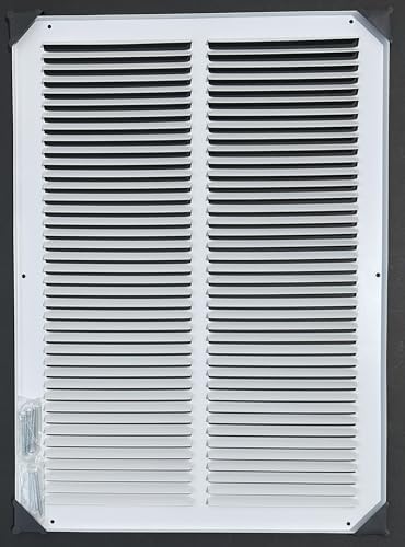 Fits 14x24 Duct Opening Stamped Steel Return Air Grille Vent Cover Grille - Image 2