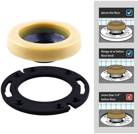 Toilet Wax Ring Kit, Toilet Flange Repair Kit - Image 4