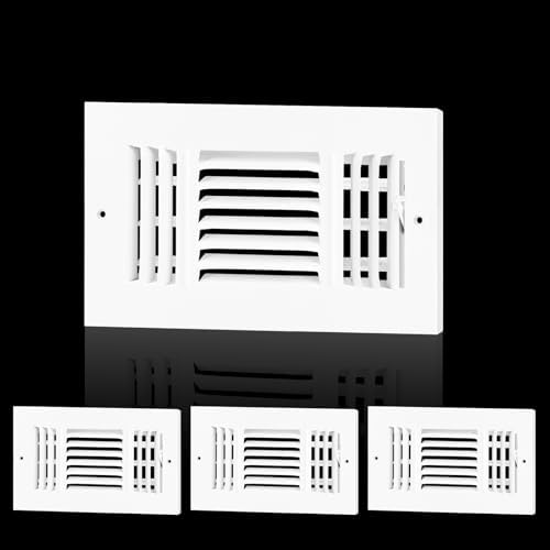 8 x 4 Air Vent Cover Ceiling Register Vent Cover by EXCELFU