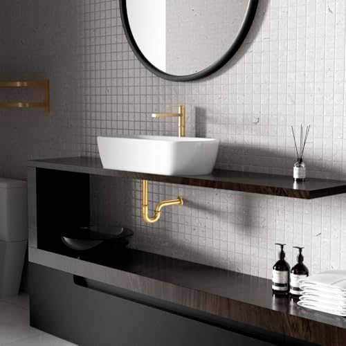 Bathroom Sink Stopper P-Trap Complete Set, Adjustable 1-1/4 Bottle Trap Sink - Image 2