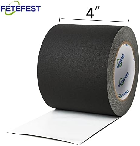 Gaffers Tape 4 inch Black, 30Yards Heavy Duty, Non-Reflective No Residue Hand - Image 2
