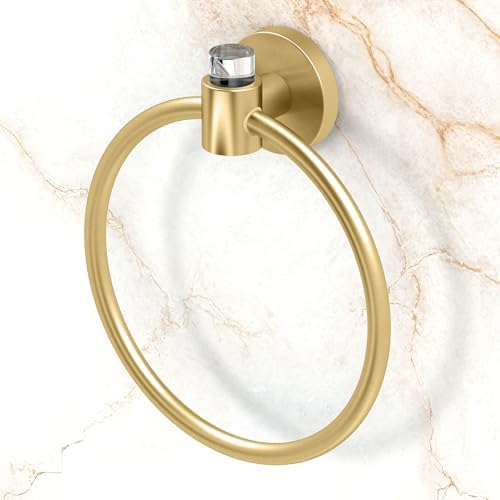 Gatco 5732 Clarion Towel Ring | Wall Mount Bathroom Hand Towel Holder, Modern - Image 2