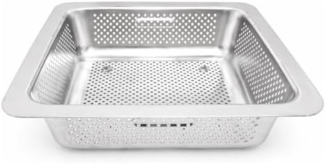 GSW FS-BS Stainless Steel Floor Sink Drain Strainer 10” x 10” x 2-1/2” by GSW