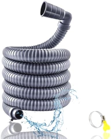 7ft Washing Machine 90 ° Right Angle Drain Hose by BRDUROBLA