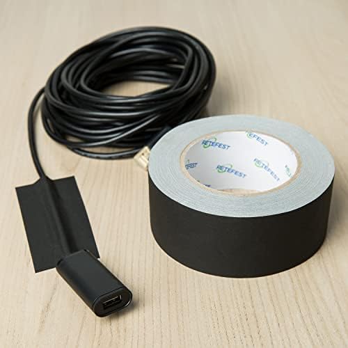 Gaffers Tape 3 inch Black 2/Pack, 30 Yards Each, Heavy Duty, Non-Reflective No - Image 6