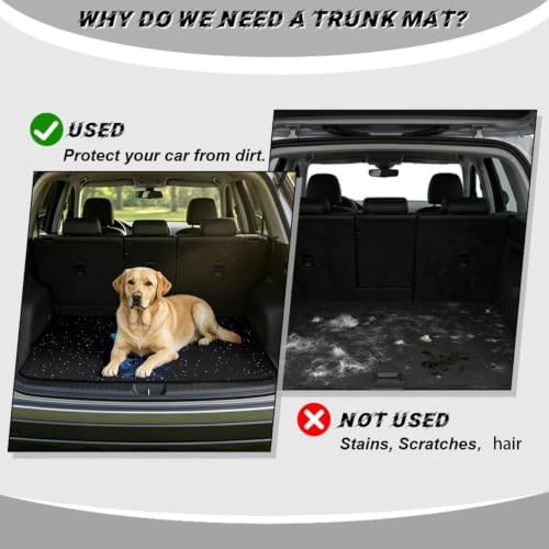 ELEQIN Car Trunk Cargo Liner Non Slip Backing Cargo Mat Rear Trunk Liner Galaxy - Image 4