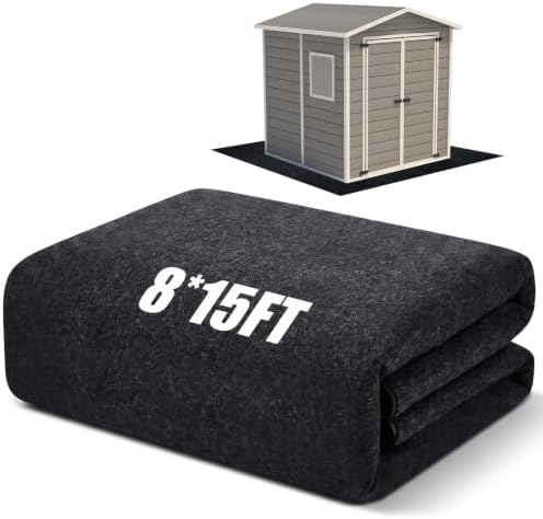 Outdoor Shed Floor Mat 8 x 15 ft, Waterproof Non Slip Rug by Kedauud
