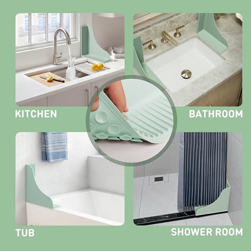 Roslim No-Adhesive 2-Pack All-Silicone Shower Splash Guard - Image 6