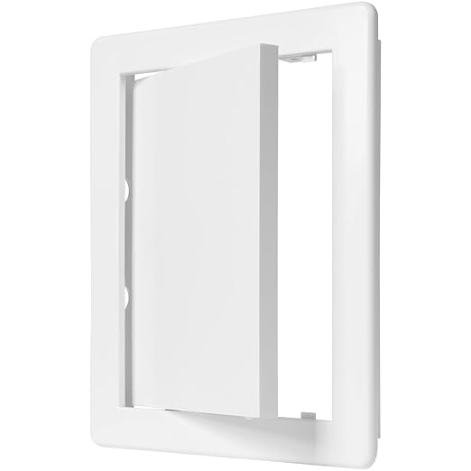 6" x 8" White ABS Plastic Plumbing Access Panel by ECOPROVENT