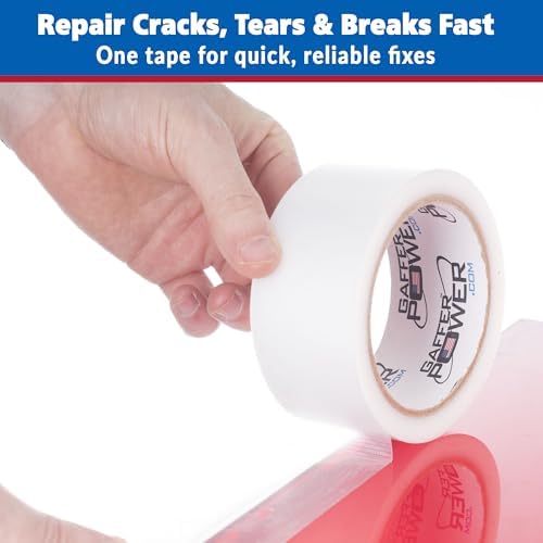 Gaffer Power Clear Repair Tape 2 in x 20 Yds, Waterproof, Made in USA - Image 6