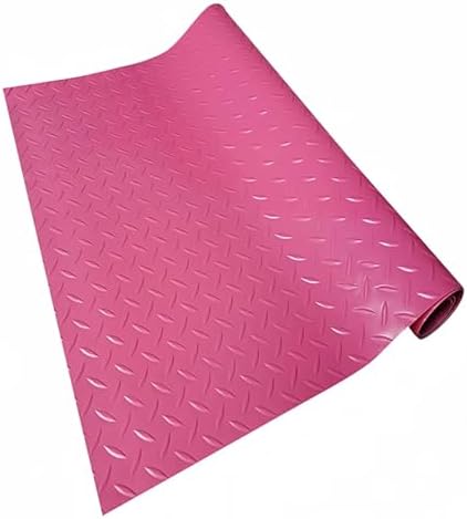 Garage Floor Mat Pink 0.7×10m, Flooring Roll by Unknown