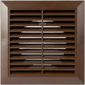 Brown 4" Inch Ventilation Grille by ECOPROVENT