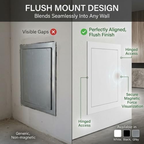 Access Panel 150x225 mm, Magnetic Inspection Hatch - Image 3