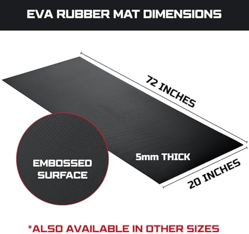 ONREVA Workbench Mat 20X72 Inches, 5mm Thick EVA Rubber Work Mat, Protect Your - Image 3