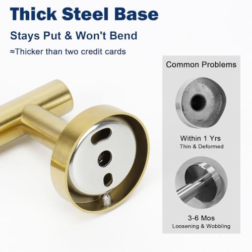 NearMoon Bathroom Toilet Paper Holder, Premium SUS304 Stainless Steel Rustproof - Image 4