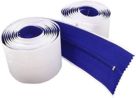 ZIP-UP 84" x 3" Cloth Zipper Door Twin Pack, Self Adhesive, Tight Seal - Image 3