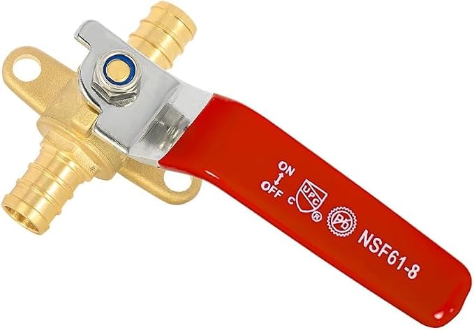 30PC EFIELD 1/2" Crimp Pex Ball Valve - Image 4