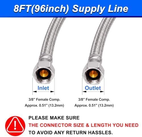 Dishwasher Installation Kit - 8 FT Supply Line - Image 7