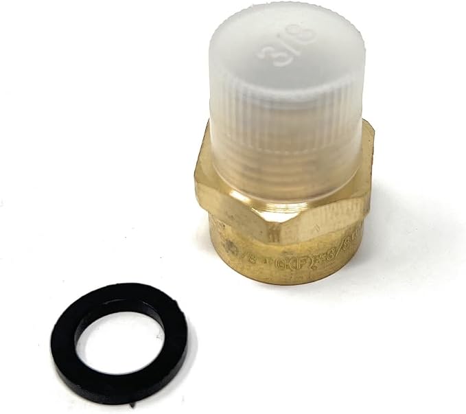 Cascada 3/8" G Thread Female to NPT Male Adapter Lead-Free | Brass Pipe Fitting - Image 7