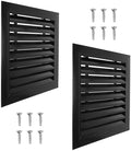 PATIKIL 16 x 16 Inch Gable Vent, 14 x 14 Inch Duct Opening Size by PATIKIL