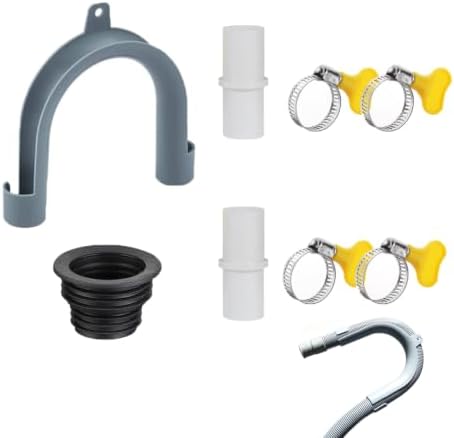 8 Pack Washing Machine Drain Hose Holder Hook by Unknown