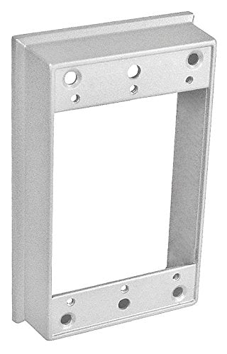 Metallic 1-Gang Weatherproof Extension Ring, No Holes by Sealproof