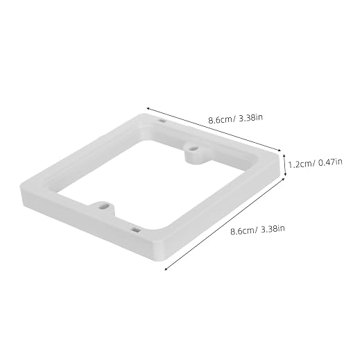 Electrical Junction Box Extender Outlet Ring White 4pcs 86-Type Abs | Precise - Image 9