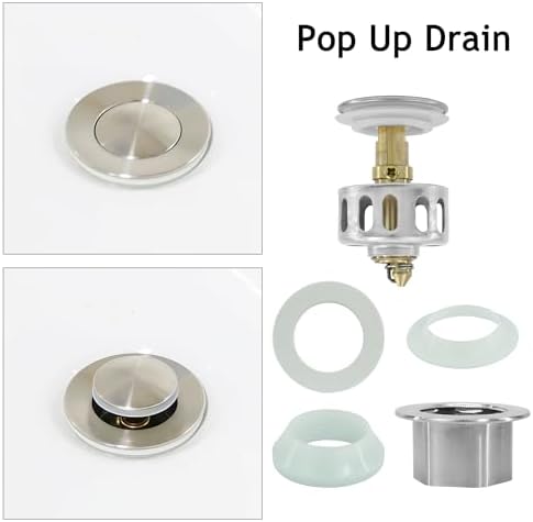 Bathroom Sink Drain, 5 Pack Drain Stopper - Image 5