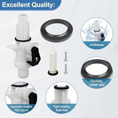 13168 Upgraded RV Toilet Water Valve Kit - Image 5