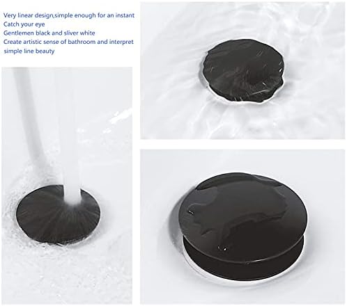 Bathroom Sink Drain with Strainer Basket Hair Catcher Anti Clog Pop Up Drain - Image 4
