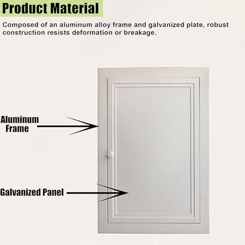 30x30, 30x34 White Wall Hole Cover Plate, Walls and Ceilings Access Box - Image 2