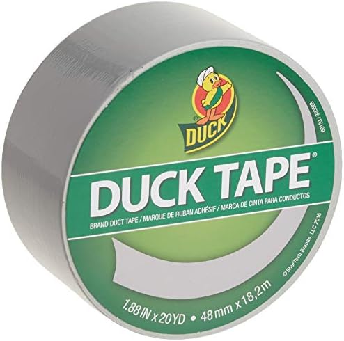Duck Brand Colored Duct Tape, Dove Grey, 1.88 Inches x 20 Yards, Single Roll by DuckBrand