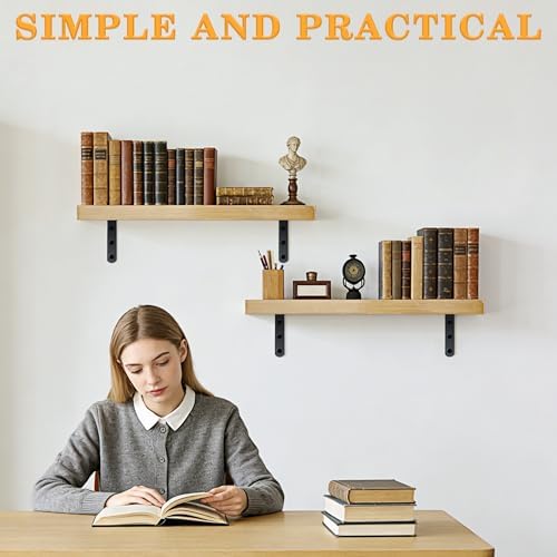 Alise 12Pcs Floating Shelf Brackets - Image 3