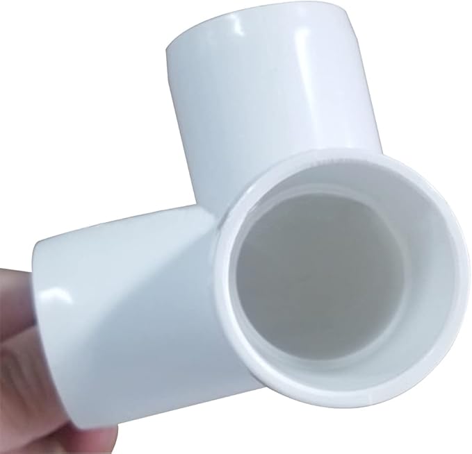 3/4“ Tee PVC Fitting 3 Way Elbow Connector, Furniture Grade 90 Degree Elbow - Image 3